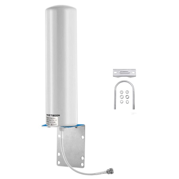 A16 12dBi Outdoor Omni-Directional Antenna | High-Gain 360° Signal Coverage for 3G, 4G, LTE Routers & Modems