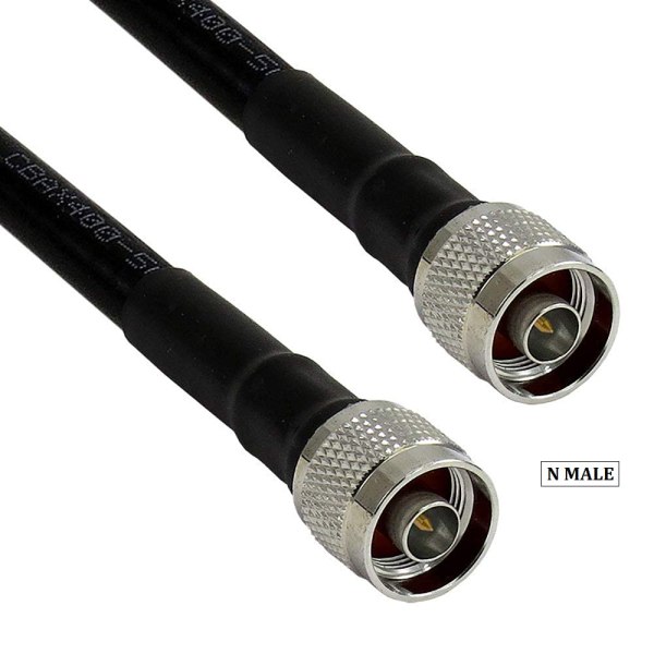 antenna kit (2) 2G 3G 4G Tri Band Indoor Outdoor Antenna with HLF 400 Cable 12+2 Meters Complete kit -WHITE