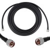 antenna kit (4) 2G 3G 4G Tri Band Indoor Outdoor Antenna with HLF 400 Cable 12+2 Meters Complete kit -WHITE