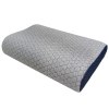 Contour Pillow Memory Foam for Neck & Back Pain (1) Contour Pillow Orthopedic Medical Memory Foam Pillow for Neck, Spine, Shoulder, Back Support - GREY BLUE