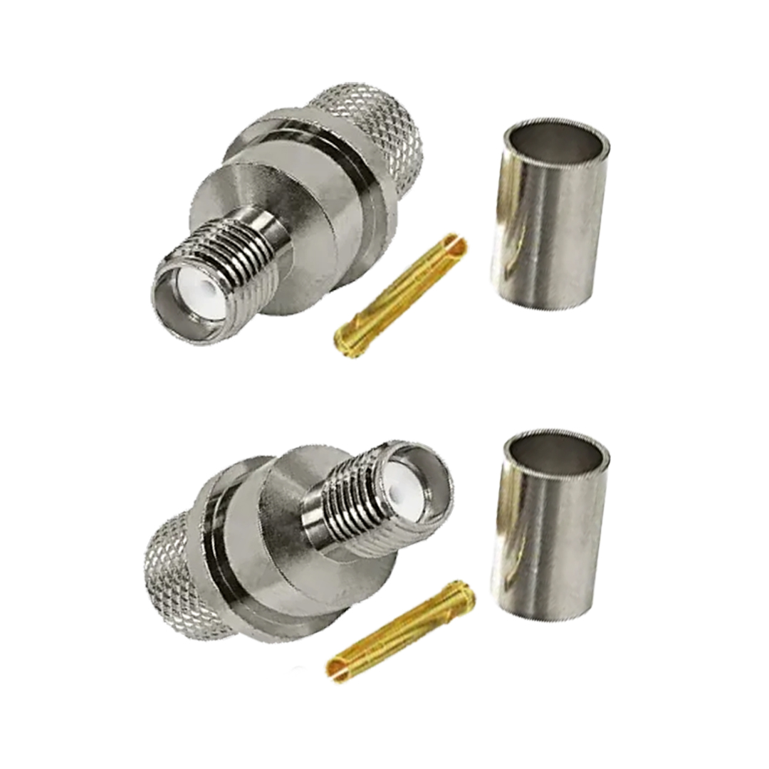 SMA Female Connector for LMR 400, HLF 400, RG8, RG 213 Coaxial Cable