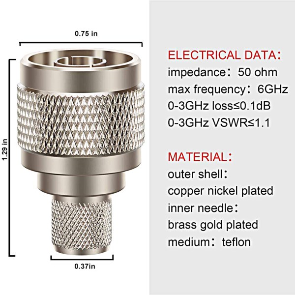Outils Pour Connecteur Rf Lmr400, Rg8, Rg9, Belden 9913 Rg213 Rg214 Rg174 Rg316 Cable Coaxial Rf Sertir Outil Hex Die Avec 0429 « 1090mm Pour Tous Les 400 Type C