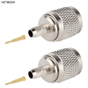 TNC Male Connector for LMR200, HLF200, RG58, RG142, RG223, RG303, RG400 Coax Cables | PACK OF 2