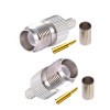 TNC Female Crimp Connector for LMR300, HLF300 Coaxial Cables
