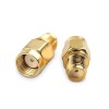 RP SMA Male to SMA Female Adapter (3) RP-SMA Male to SMA Female Adapter Connector Jointer Converter Coupling for Coaxial Cable Antenna - PACK of 2