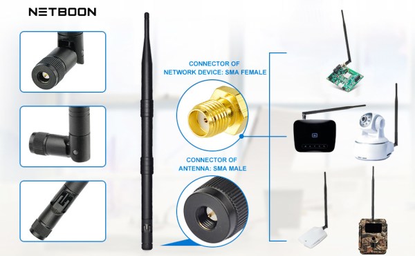 9dBi SMA Male Rubber Duck WiFi Omni Antenna with Magnetic Mount