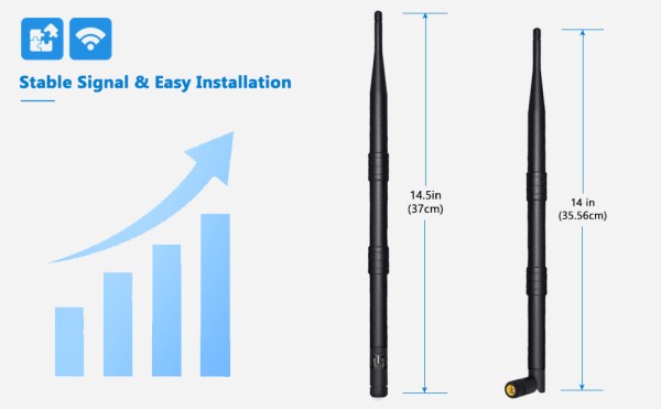 9dBi SMA Male Rubber Duck WiFi Omni Antenna with Magnetic Mount