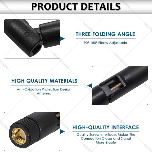 9dBi SMA Male Rubber Duck Omni Antenna