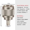 N Male Connector for LMR300, HLF300 Coaxial Cable – PACK OF 2