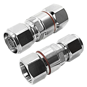 N Male clamp connector, 1/2-inch feeder cable connector