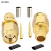 SMA Male Connector for LMR200, HLF200, LMR195, RG58, RG142, RG223, RG400 Cables – PACK OF 2