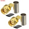 NETBOON SMA Male Crimp Connector for LMR300 cable