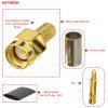 SMA Male Connector for RG174, RG316, LMR100 RF Coaxial Cable (5) SMA Male Connector for RG174, RG316, LMR100 Coaxial Cables - PACK OF 2