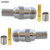 NETBOON N Female Jack Crimp Connector for LMR400, HLF400, Belden 9913, RG8, KMR400, RG213 Coaxial Cables