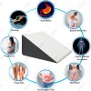 Triangular Wedge Soft Memory Foam Pillow For Head, Neck, Back Support