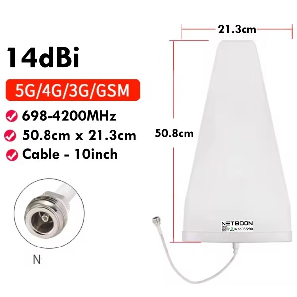 4G 5G MIMO Exterior High Gain Wi-Fi Extender Antenna And Cable