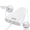 High Gain MIMO 5G External Antenna kit for TPLink Routers with HLF 400 Coaxial Cable – Improve Signal Strength and Data Speed