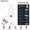 High Gain 5G Dual External WiFi Signal Receiver Antennas for GSM Router with HLF 200 Cable Kit
