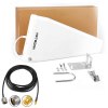 Wifi Signal Range Extender Outdoor Antenna for 3G 4G 5G Lte GSM Router Modem Landline Phone LMR/HLF 400 Cable