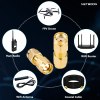 SMA Male to RP-SMA Male Adapter | RF Coaxial Cable Converter | 50 Ohm Connector - Pack of 2