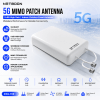 NETBOON 5G MIMO Patch Panel Directional Antenna, 9 dBi High Gain, 700-4000MHz Wideband Coverage, IndoorOutdoor Weatherproof Antenna (1) 9dBi MIMO Patch Panel Directional Antenna | 700–4000MHz Wideband 4G LTE & 5G Antenna