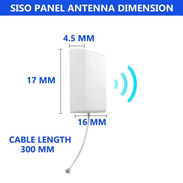 5G Indoor Wall Mount Antenna | 9dBi Patch Panel Antenna | Wide Band Wi-Fi Antenna- 698-4000MHz