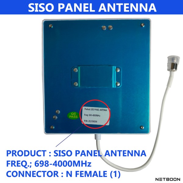 5G Indoor Wall Mount Antenna | 9dBi Patch Panel Antenna | Wide Band Wi-Fi Antenna- 698-4000MHz