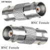 BNC Female to BNC Female Adapter | 50 Ohm RF Coaxial Coupler | BNC Joiner for CCTV, DVR, Video Signal, SDR, Test Equipment, Broadcast Systems - Pack of 2