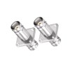 NETBOON BNC Female to Female 4-Hole Panel Mount Adapter | Pack of 2 | BNC Flange RF Connector | 50 Ohm Coaxial Joiner for CCTV, Test Equipment, Video Signal, Broadcast Systems