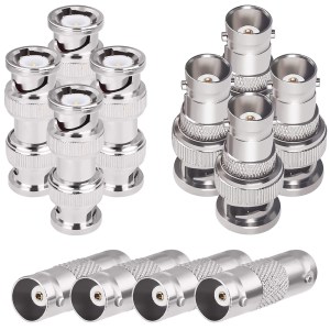 BNC Coaxial Adapter Coupler Male To Male | Female To Female | Male To Female - Pack of  12