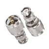 NETBOON BNC Male to UHF Male Adapter | Pack of 2 | RF Coaxial Straight Coupler | BNC to UHF Male Connector for Antennas, Radios, SDR, CCTV Equipment