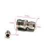 N Female to F Type Male (4) N Female to F Male Adapter | N to F Type Coaxial Jack Connector - PACK OF 2