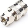 N Female to F type Male adapter (1) N Female to F Male Adapter | N to F Type Coaxial Jack Connector - PACK OF 2