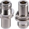 N Female to N Female Adapter Imgs (4) N Female to N Female Bulkhead Adapter - PACK OF 2