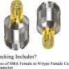 N Female to SMA Female RF Adapter cable extension connector