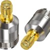 N Female to SMA Female RF Adapter | High-Performance SMA to N-Type Coaxial Jointer - Pack of 2