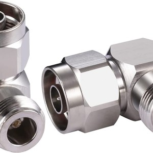 N Male To N Female RA (1) N Male To N Female Right Angle Coaxial Cable Adapter Splitter