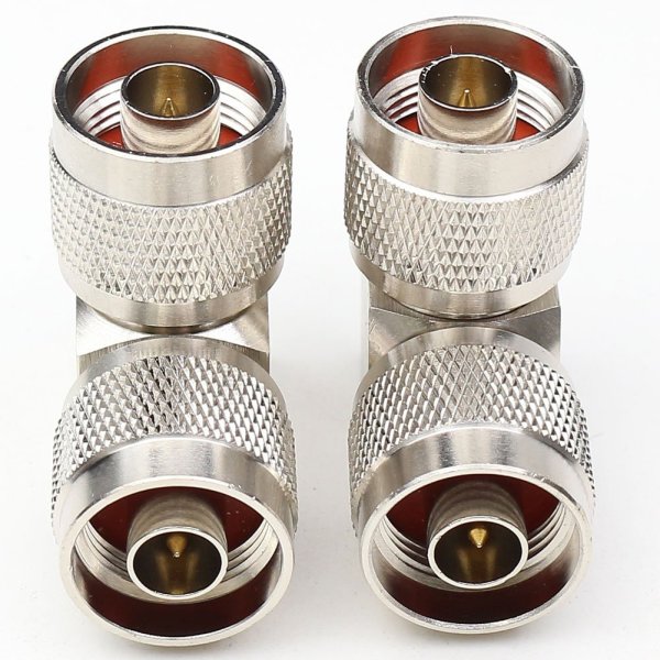 N type Male to N Male Right Angle 90 degree Coaxial Cable RF Adapter