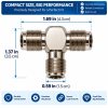 NETBOON N Type Dual Male to N Female T Type Adapter 3-Way 50 Ohm RF Coaxial Connector (5) N Female to Dual Female Adapter | 3-Way N Type Female Connector – Pack of 2