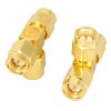 SMA Male to Dual SMA Male RF Adapter | SMA 3-Way Coaxial Splitter | SMA Triple Male Adapter – Pack of 2