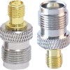 TNC Female to SMA Female Adapter Converter – RF Coaxial Connector - Pack of 2