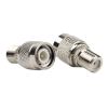 TNC Male to F Type Female Adapter (2) TNC Male to F Female Adapter – TNC to F Connector Converter | Coaxial RF Adapter - Pack of 2