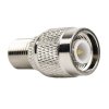 TNC Male to F Type Female Adapter (3) TNC Male to F Female Adapter – TNC to F Connector Converter | Coaxial RF Adapter - Pack of 2