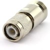 TNC Male to N Female Adapter (1) TNC Male to N Female Adapter | RF Coaxial 50 Ohm TNC to N-Type Converter - Pack of 2