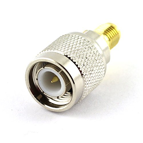 TNC Male to SMA Female Adapter (1) TNC Male to SMA Female Adapter | 50 Ohm TNC to SMA Converter - | Pack of 2
