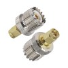 UHF Female to SMA Male Straight Adapter UHF to SMA Coaxial Jack Connector