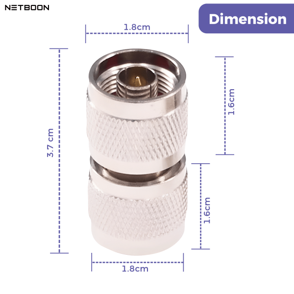n male to uhf male adapter connector (3) N Male to UHF Male RF Coaxial Adapter | N to UHF PL-259 Connector | Pack of 2