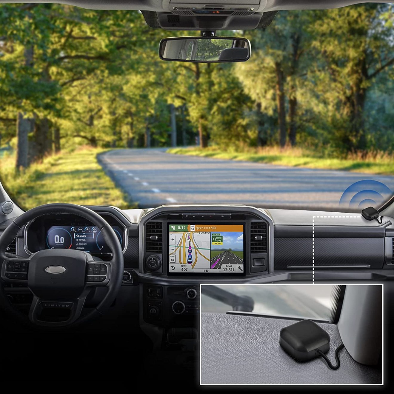 GPS Navigation Antenna with SMA Male Connector Includes 15cm
