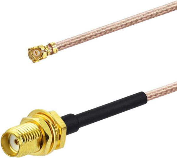 GPS Magnetic Navigation Antenna with SMA Male Connector | Includes 15cm UFL to SMA Female RG316 Coaxial Cable