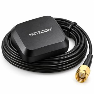 NETBOON 28 dB Active GPS Antenna with SMA Male Connector, 3m Cable, Magnetic Mount, 1575 MHz GPS Receiver Antenna for Navigation Systems, Vehicle Tracking, Marine, GPS Applications (1) NETBOON 28 dB Active GPS Antenna with SMA Male Connector, 3m Cable, Magnetic Mount, 1575 MHz GPS Receiver Antenna for Navigation Systems, Vehicle Tracking, Marine, GPS Applications